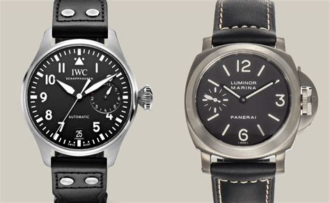 iwc big pilot or panerai|Panerai vs IWC Watches: Brand Compa.